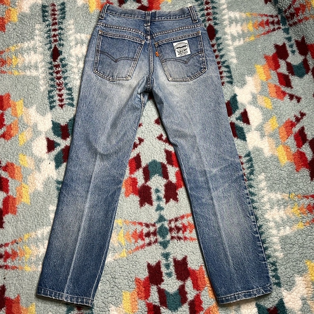 Levi’s vintage 80s orange tab cropped jeans 24” waist - Picture 11 of 13